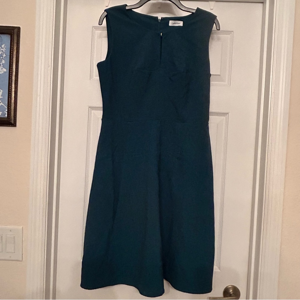 Calvin Klein Teal Dress Size 10